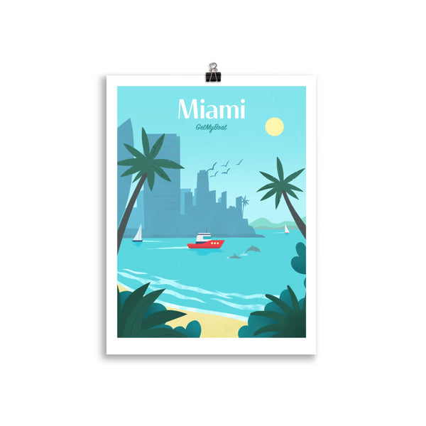 GetMyBoat Miami Poster